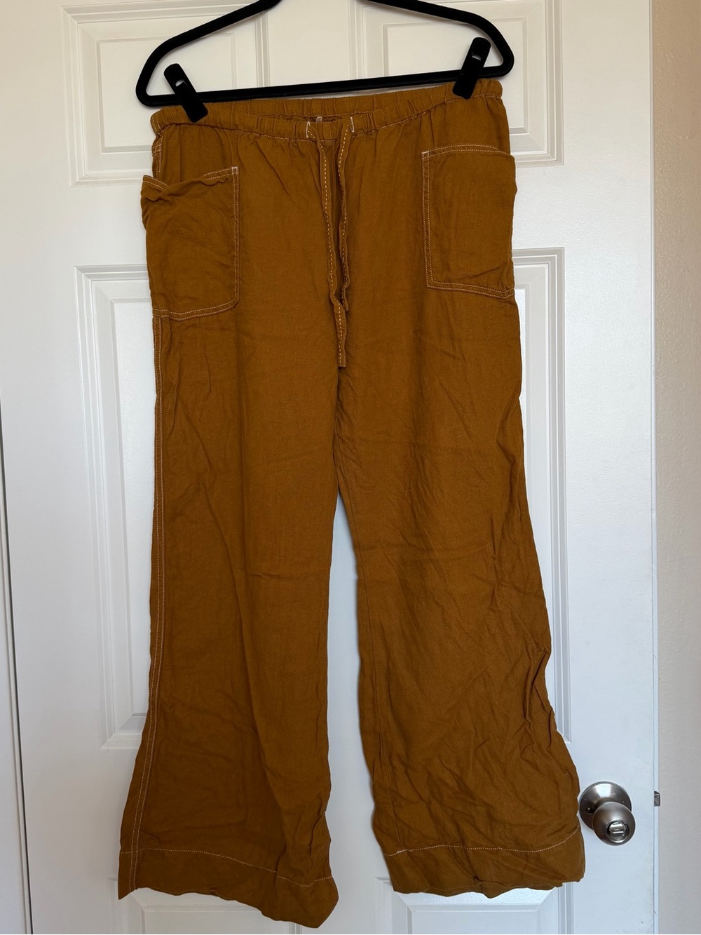 Urban Outfitters Linen Blend Wide Leg Pants L
